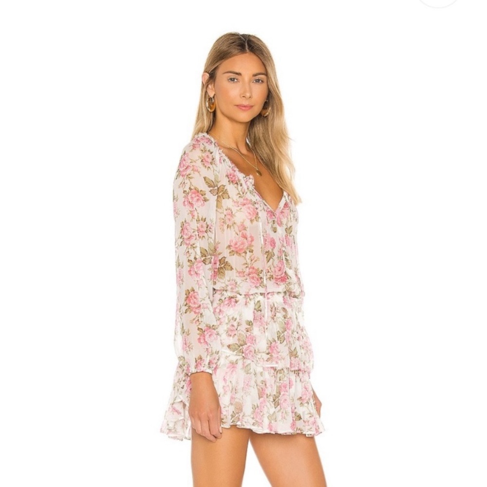Loveshackfancy popover rose dress. Size small. Brand new with tag - Picture 2 of 8